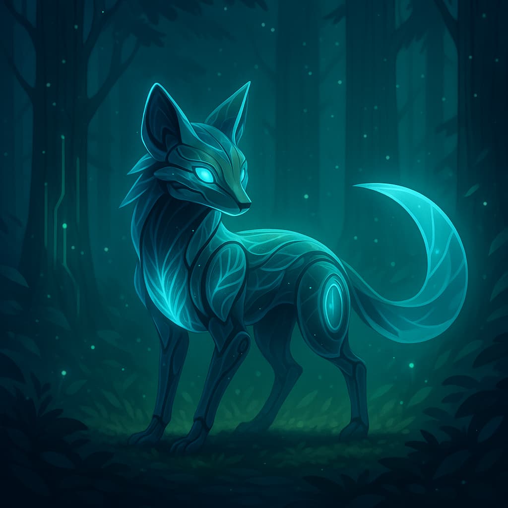Cyber Sentinel: Spirit Fox NFT image